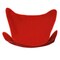 The Hamptons Collection 35" Red Outdoor Heavy-Duty Replacement Cover for Butterfly Chair